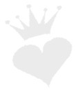 crown heart stencil
